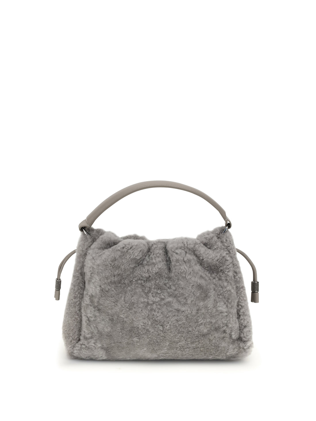 BRUNELLO CUCINELLI OS small shearling mellow shoulder bag