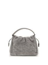 BRUNELLO CUCINELLI OS small shearling mellow shoulder bag