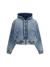 DIESEL L de-giri-crop jogg hoodie