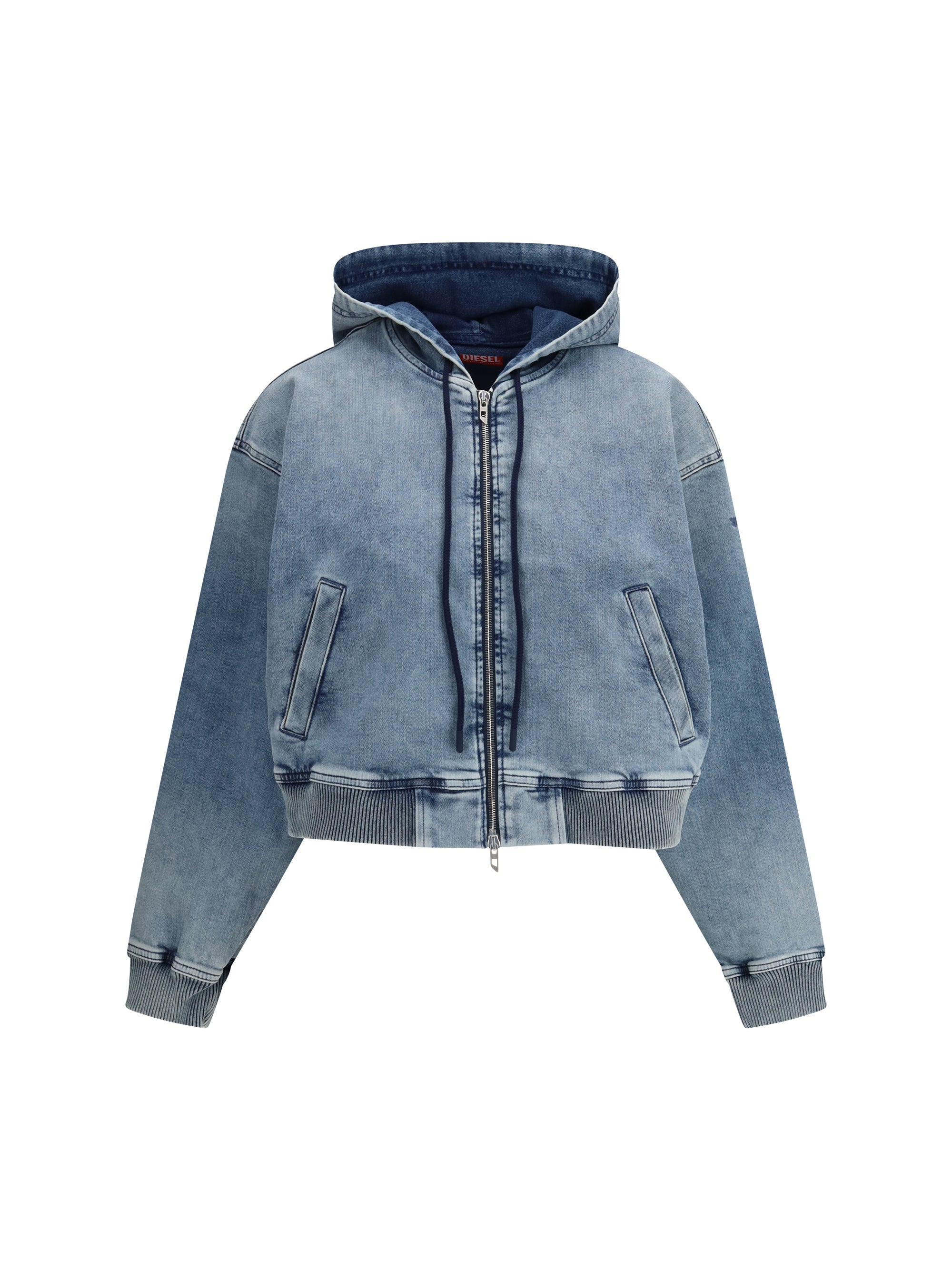 DIESEL L de-giri-crop jogg hoodie
