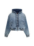 DIESEL L de-giri-crop jogg hoodie
