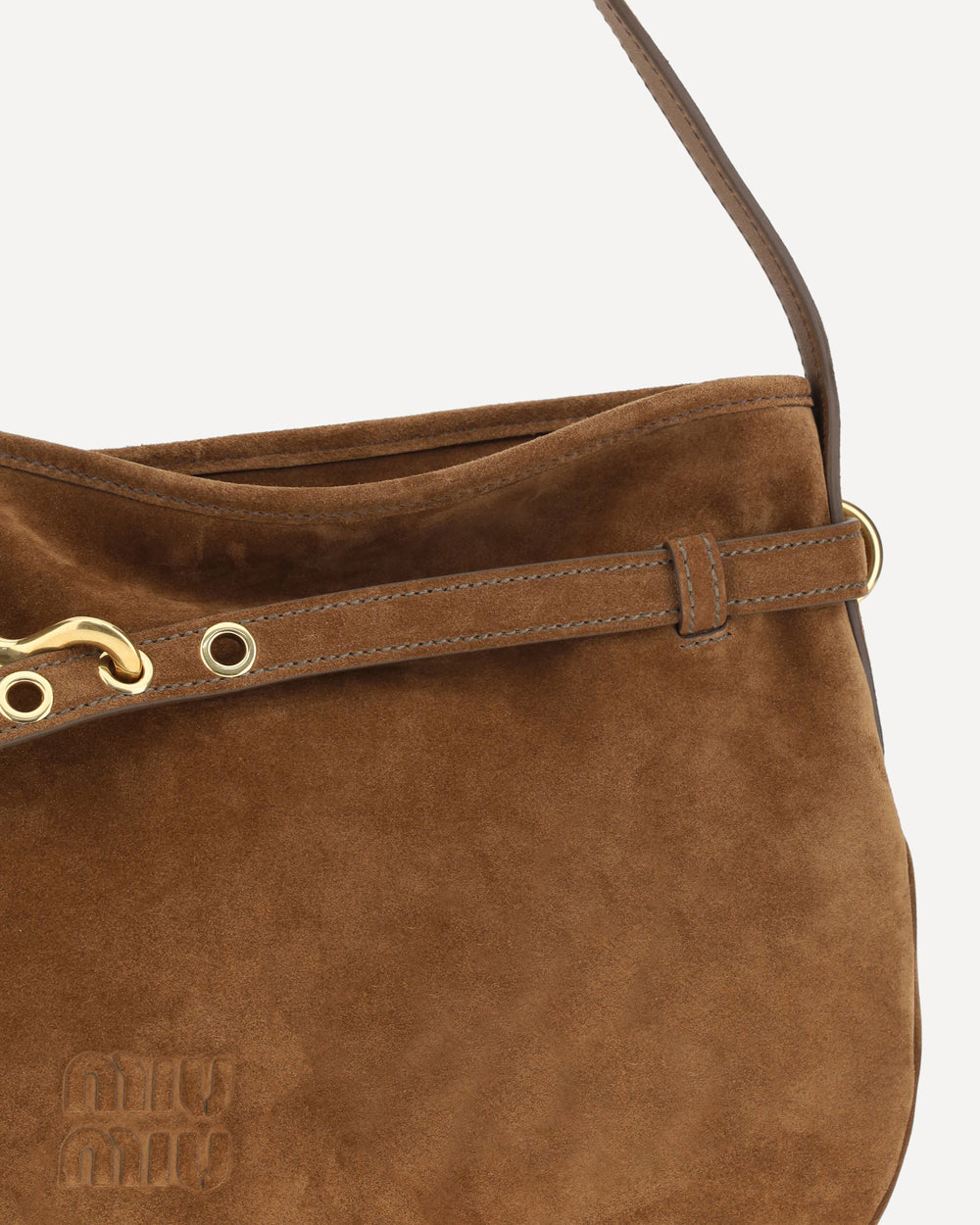 aventure suede shoulder bag