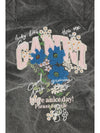 medium trapeze flower-print shopping bag