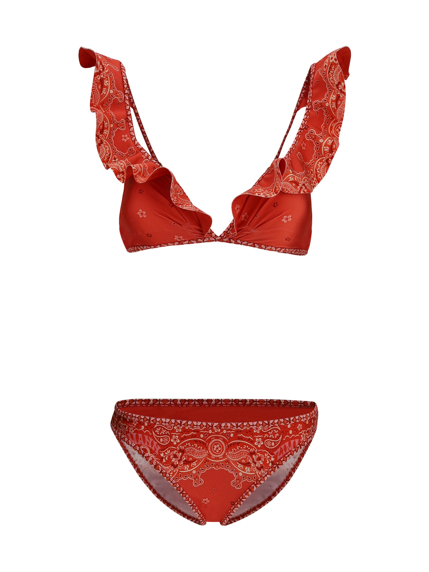 ZIMMERMANN 1 lucky frill swimsuit