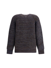 PRADA 38 crew neck sweater with button closure