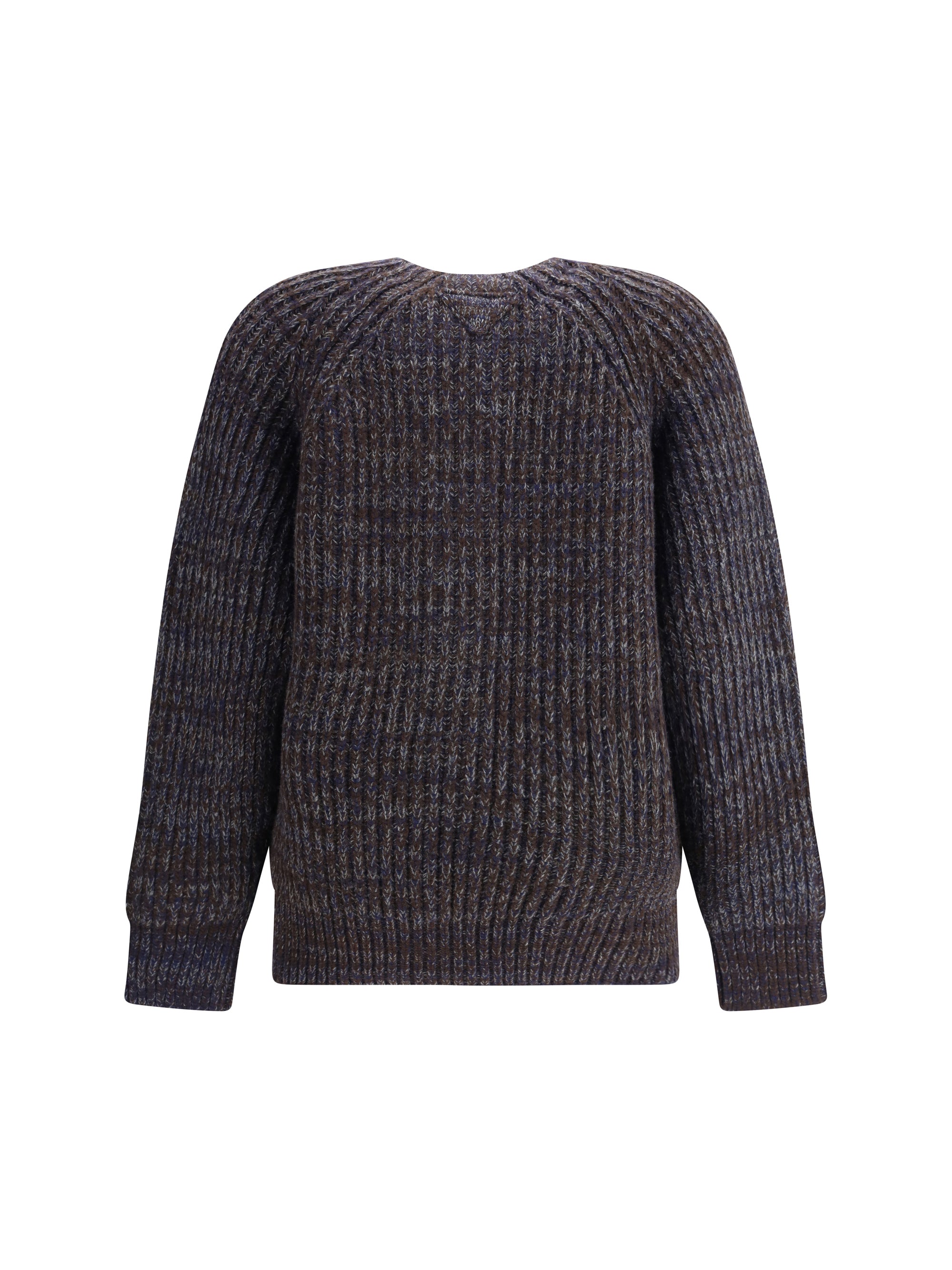 PRADA 38 crew neck sweater with button closure