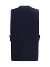cashmere cardigan vest