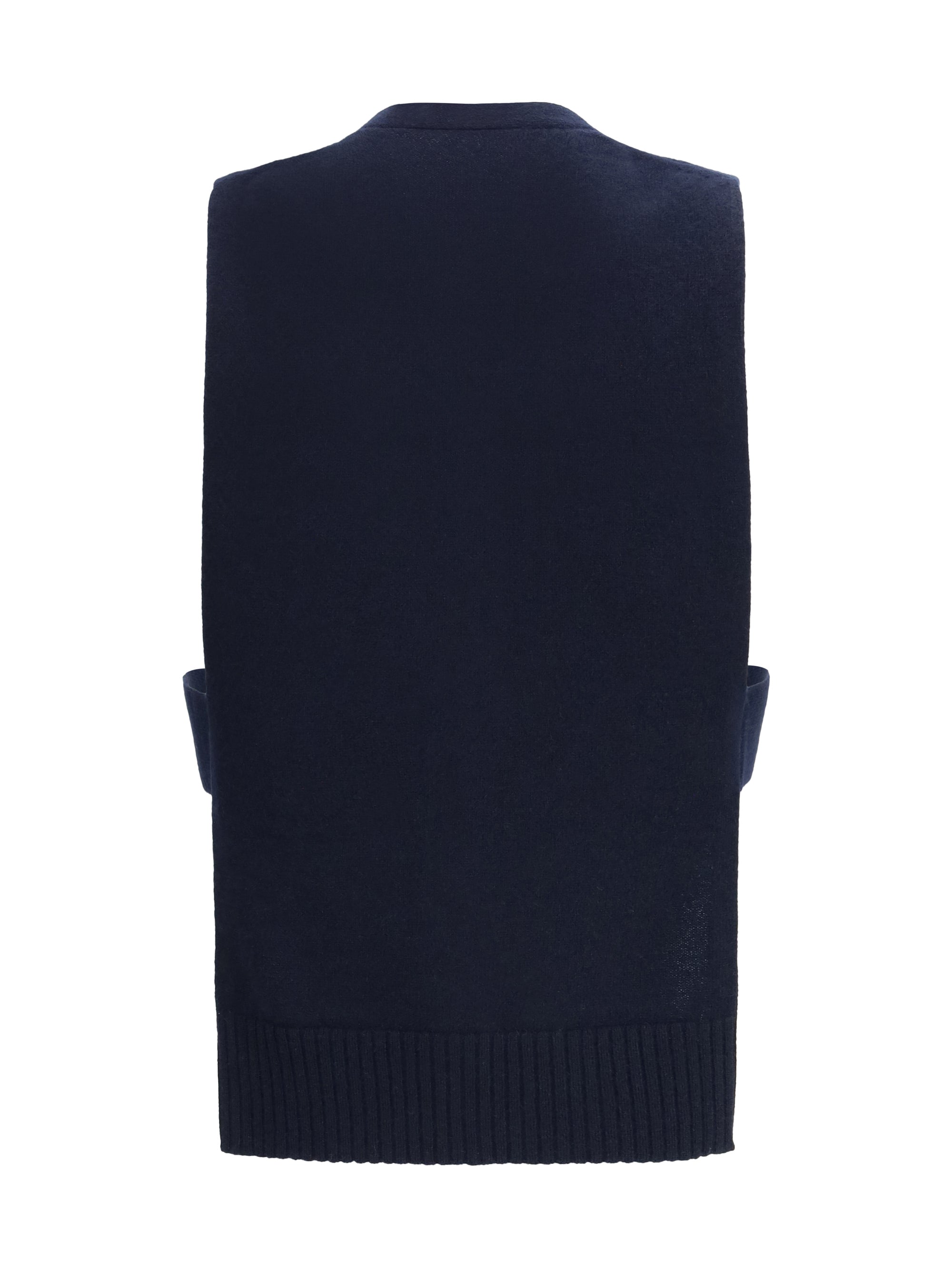 cashmere cardigan vest