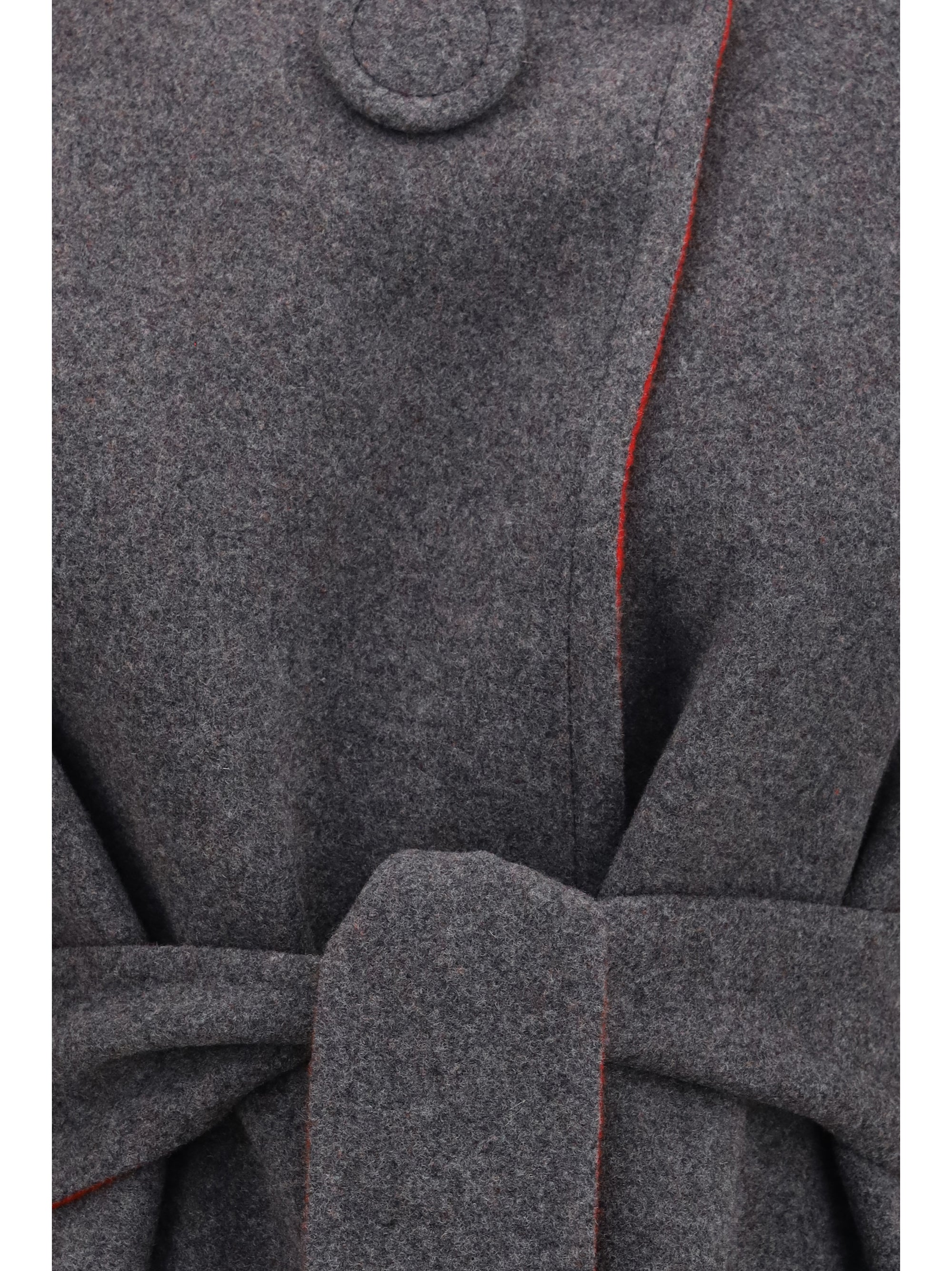 wool and cashmere belted coat