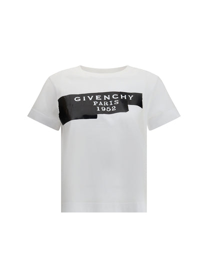GIVENCHY L cotton t-shirt with print black givenchy tape