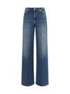 flared denim jeans