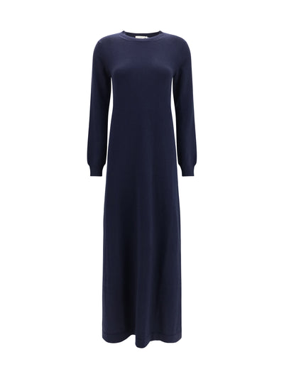MALO 40 long cashmere crewneck dress