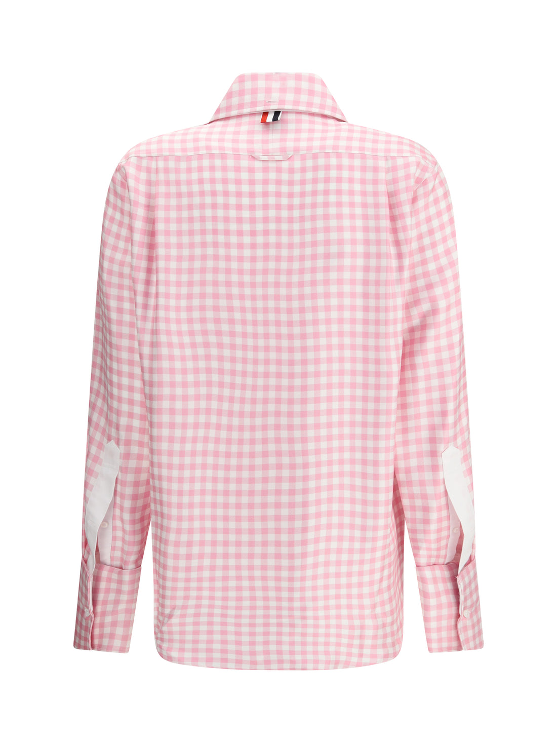THOM BROWNE 40 checked silk shirt