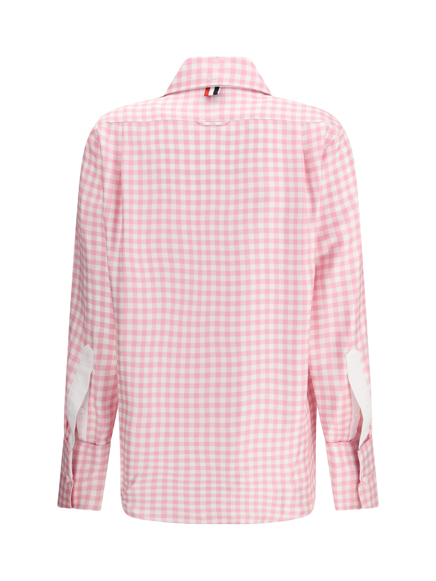 THOM BROWNE 40 checked silk shirt