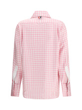 THOM BROWNE 40 checked silk shirt