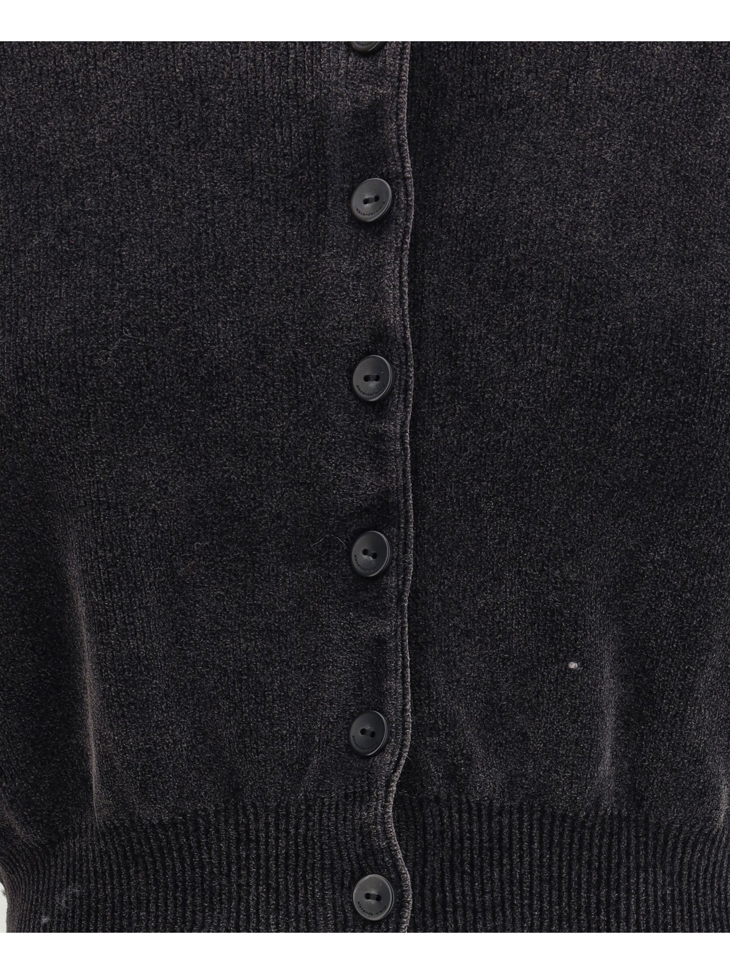 ALEXANDER WANG S polo cardigan crop