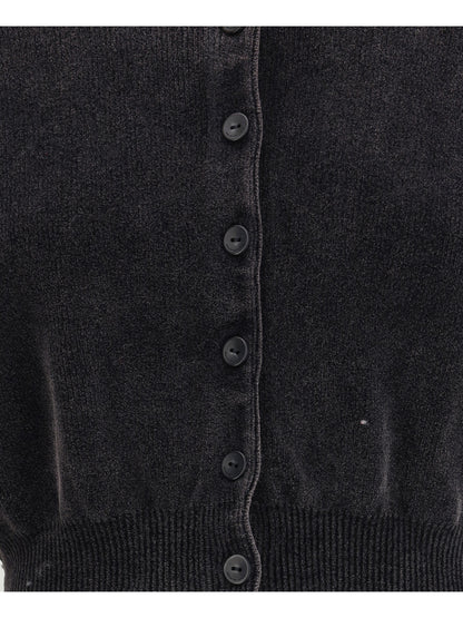ALEXANDER WANG S polo cardigan crop