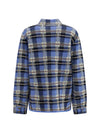 checked cashmere shirt