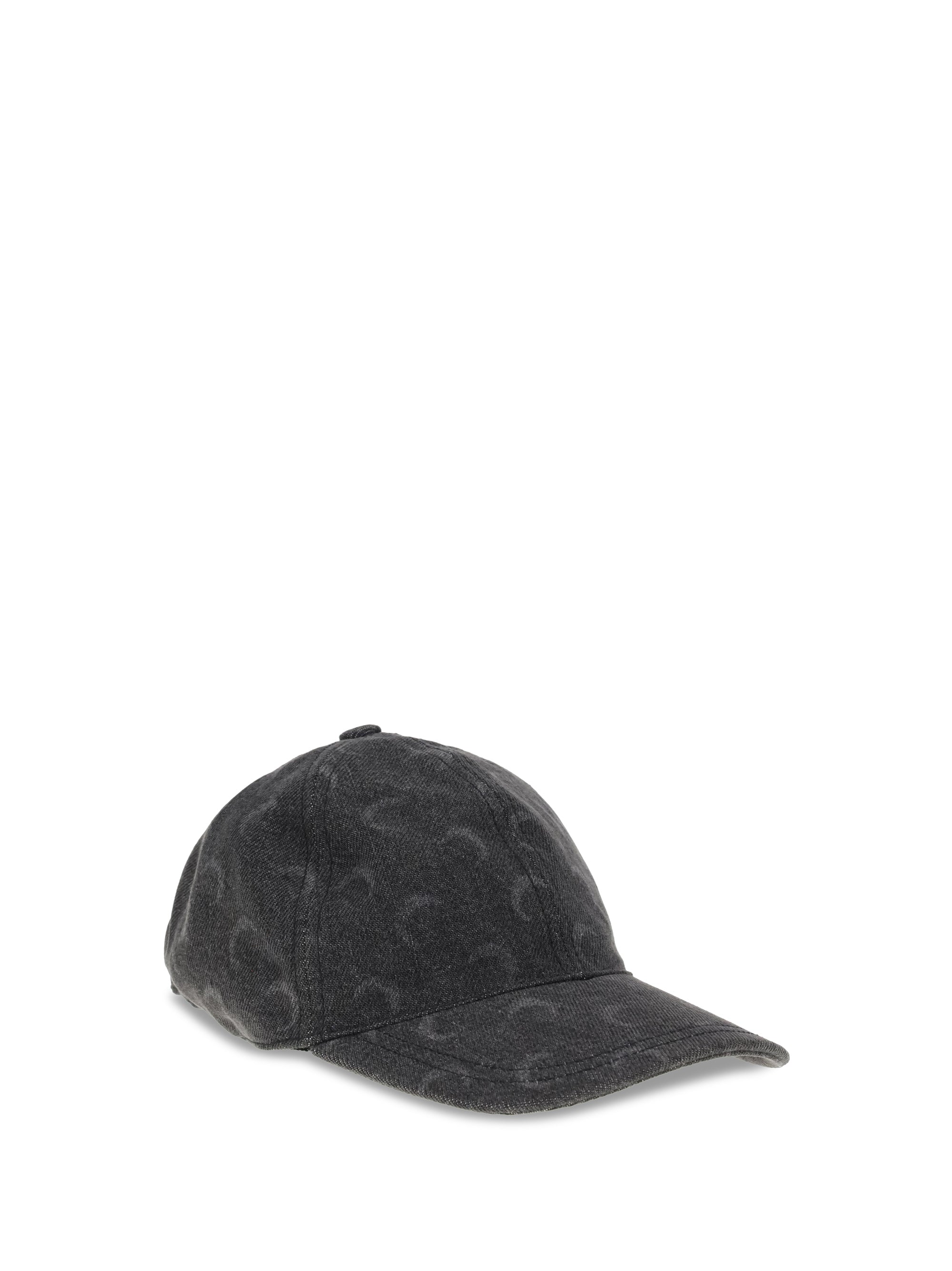 MARINE SERRE OS moon laser denim baseball hat