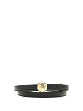 LOEWE 80 leather pebble belt