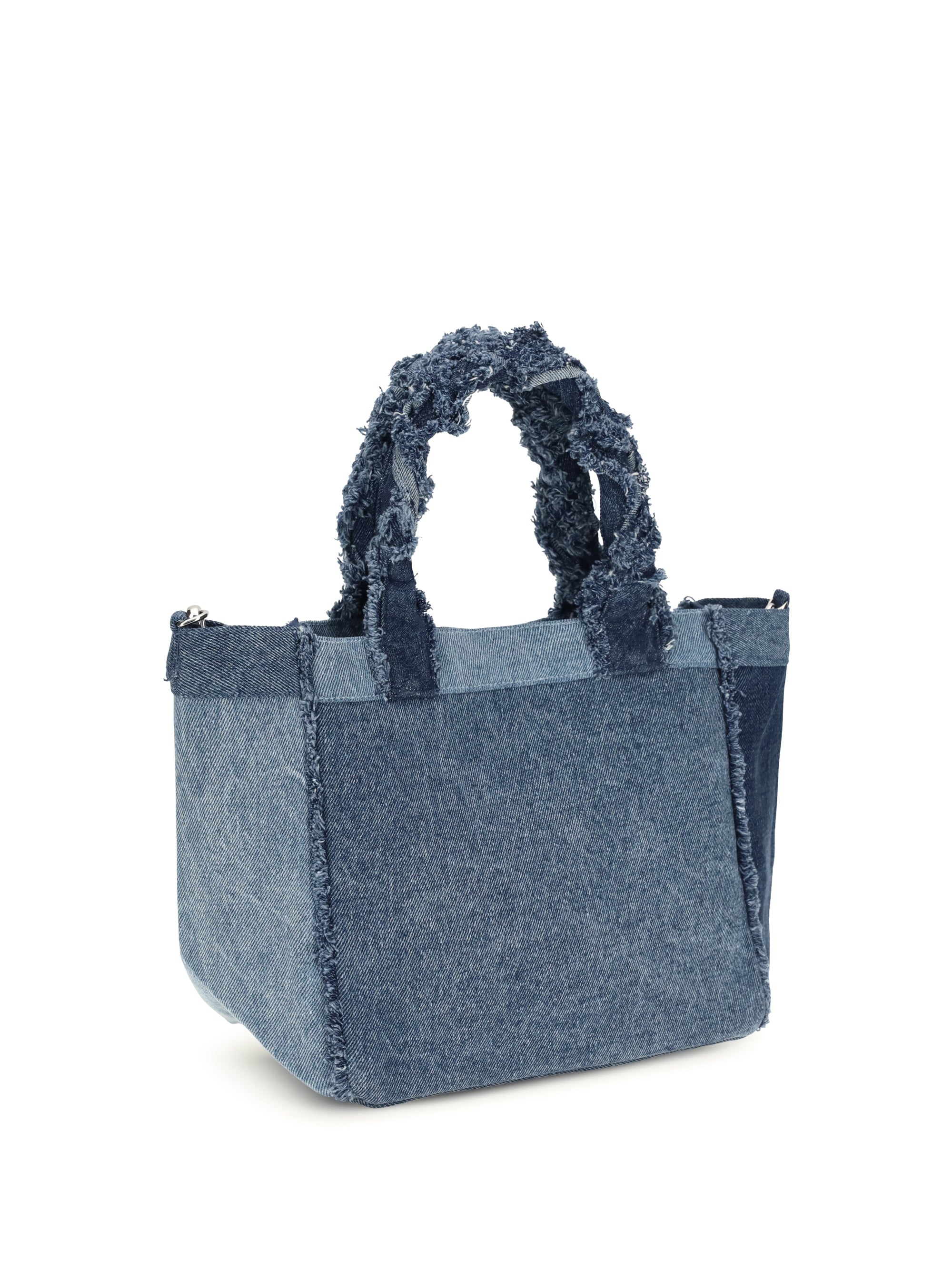 small trapeze denim shopper