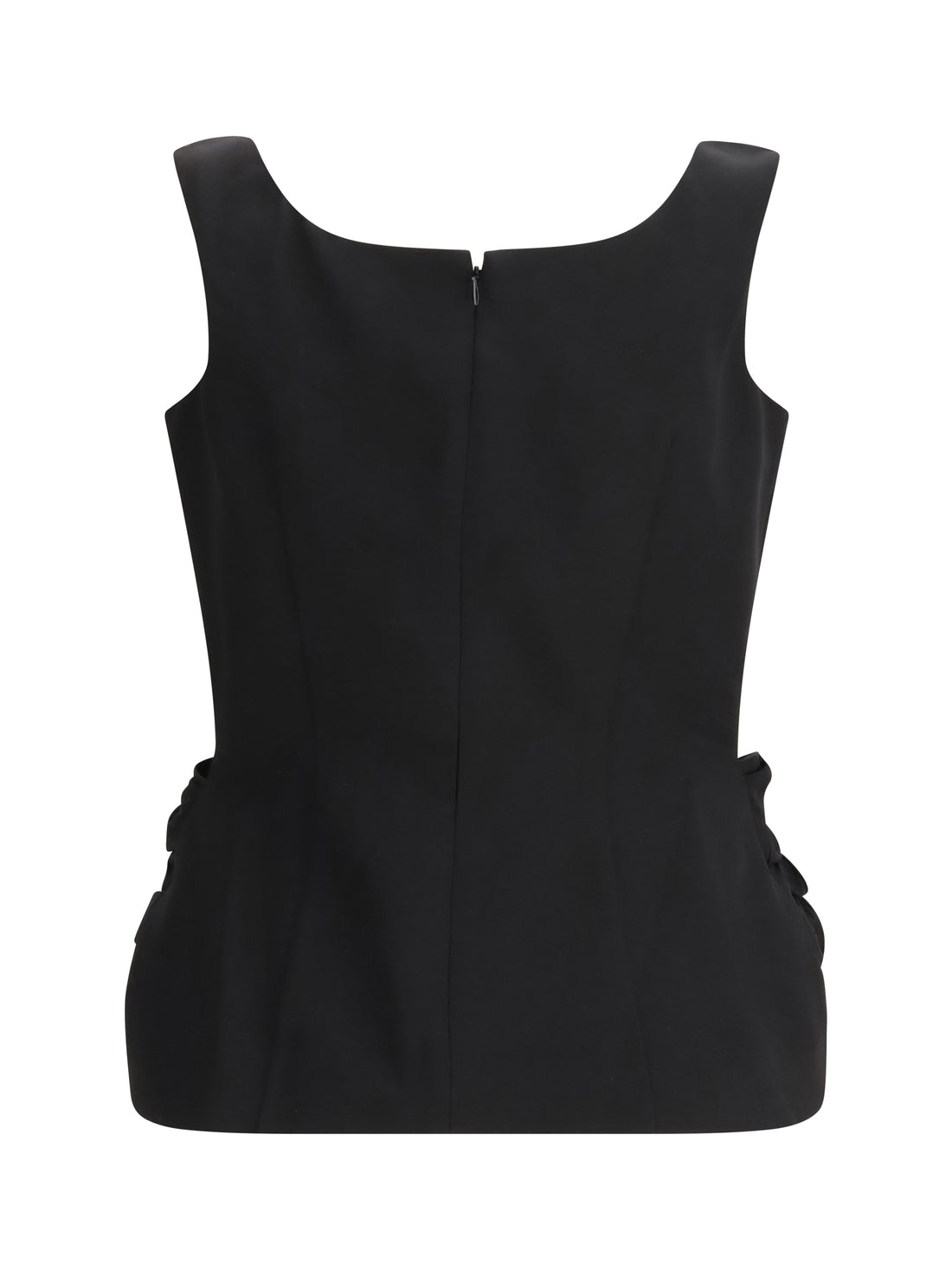 MAGDA BUTRYM 36 top with floral appliqués