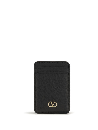 vlogo signature magnetic card holder