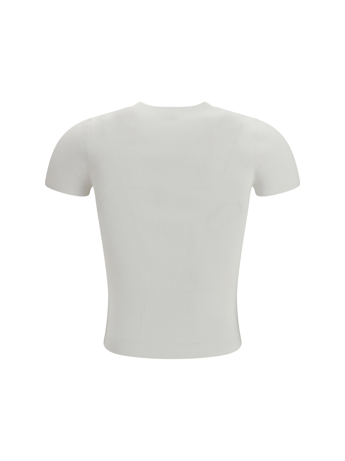 ALEXANDER WANG M jacquard logo short sleeve crewneck