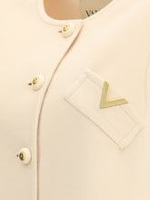 VALENTINO 44 compact drap long vest