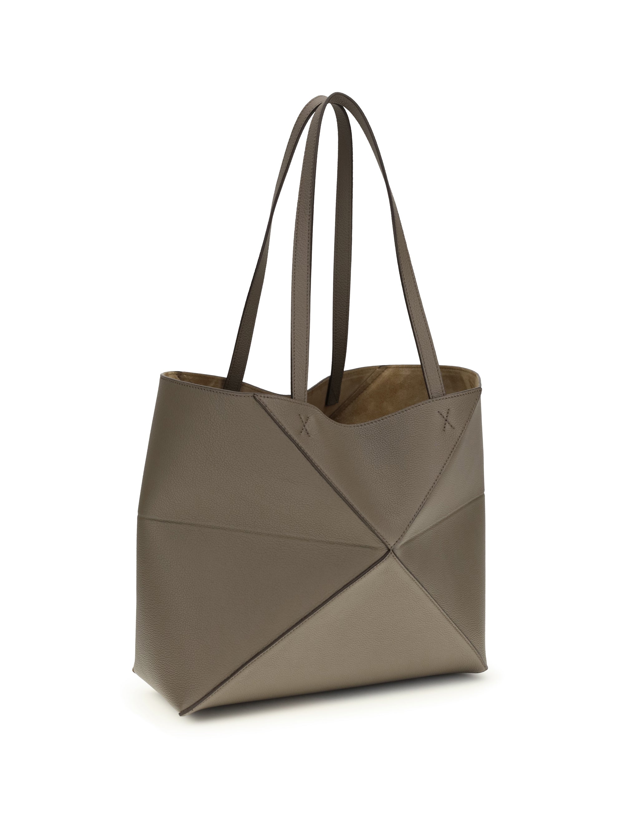 medium puzzle fold tote bag