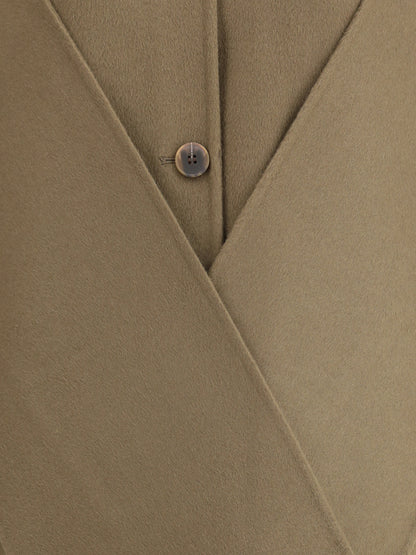 DYNAMIS STUDIO 40 wool scarf coat