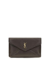 envelope leather clutch
