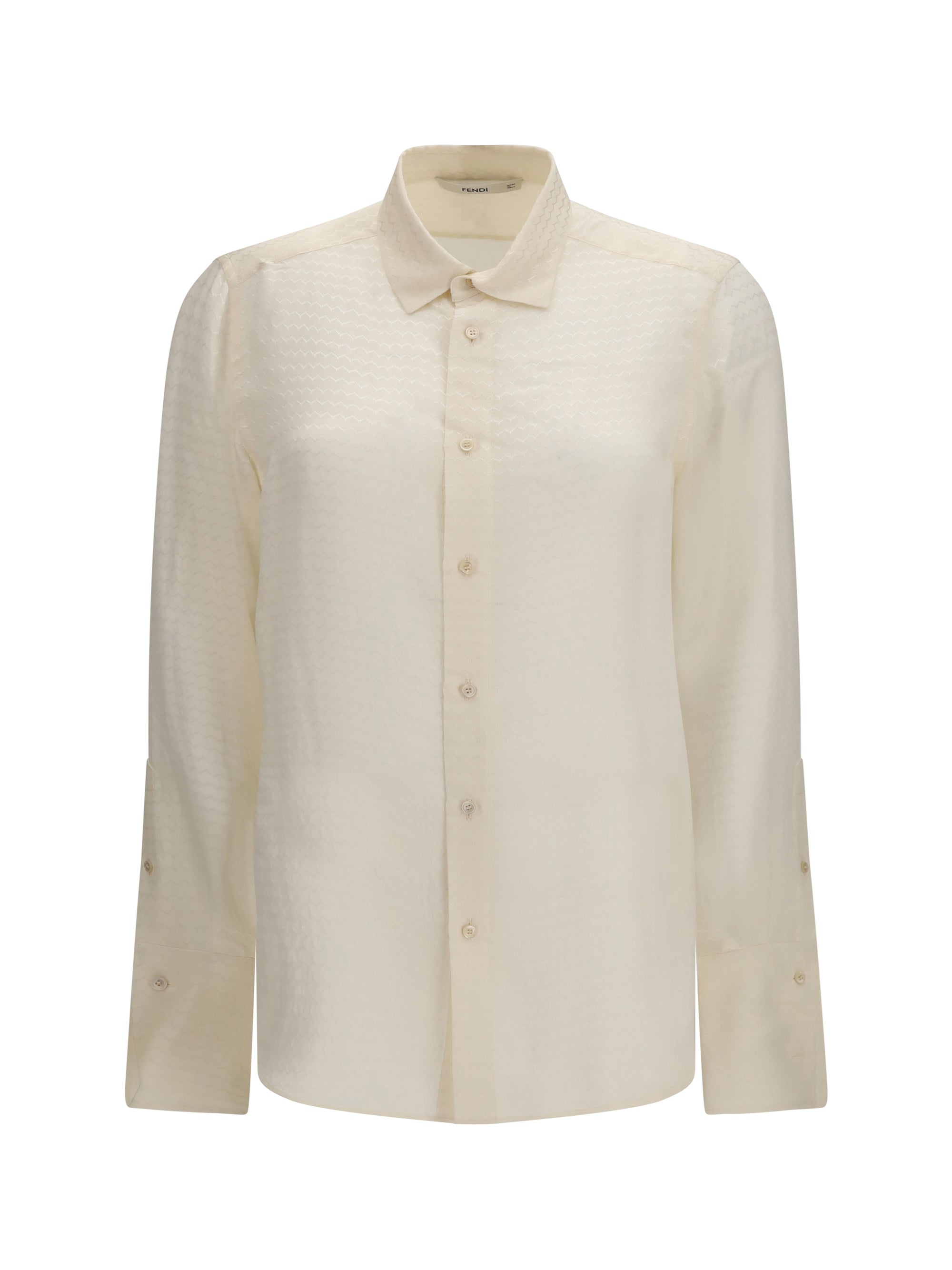 jacquard silk shirt