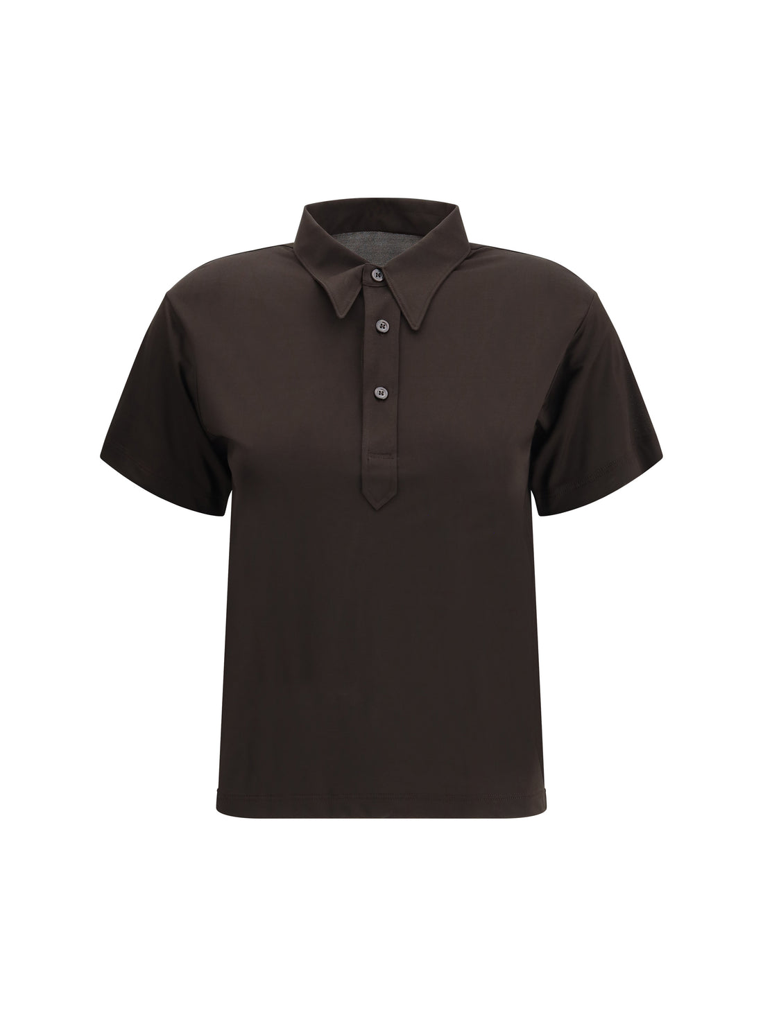 MARGIELA L semi-sheer polo shirt
