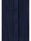 shirt in fine striped velvet-like fabric