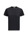 cotton t-shirt with a tone on tone embroidered logo