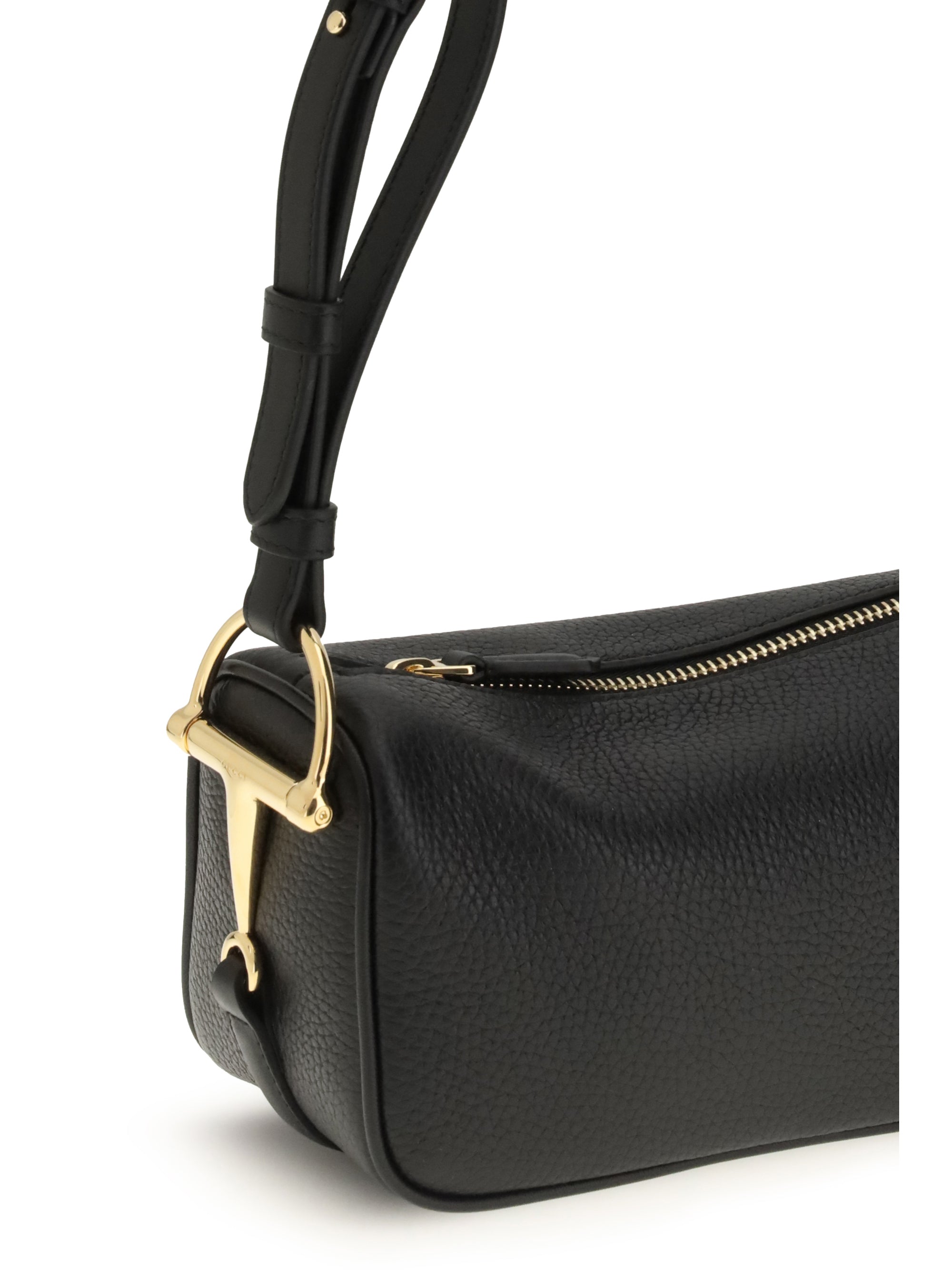 half horsebit shoulder bag