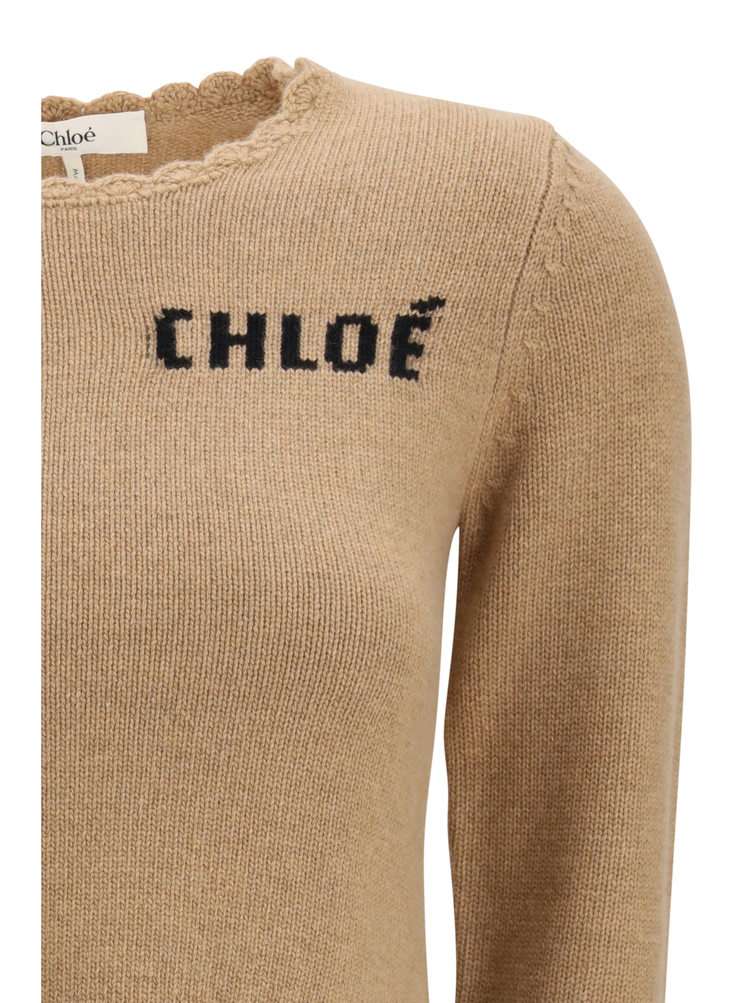 CHLOÉ M logo sweater 