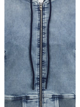 DIESEL L de-giri-crop jogg hoodie