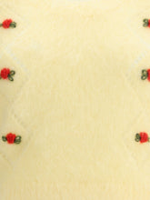 ALESSANDRA RICH 38 short sleeve mohair sweater