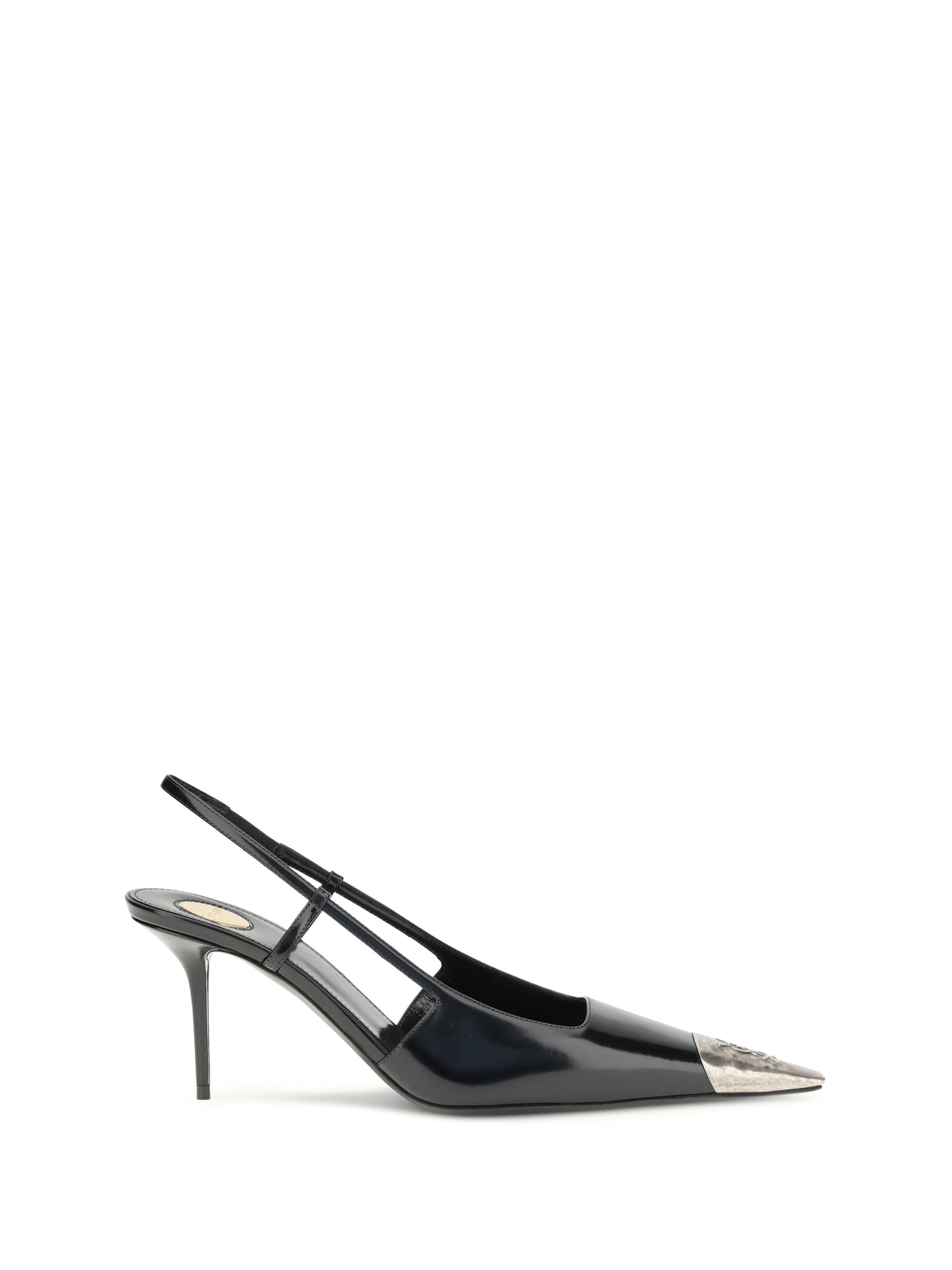 SAINT LAURENT 37 glossy leather jeanne pumps
