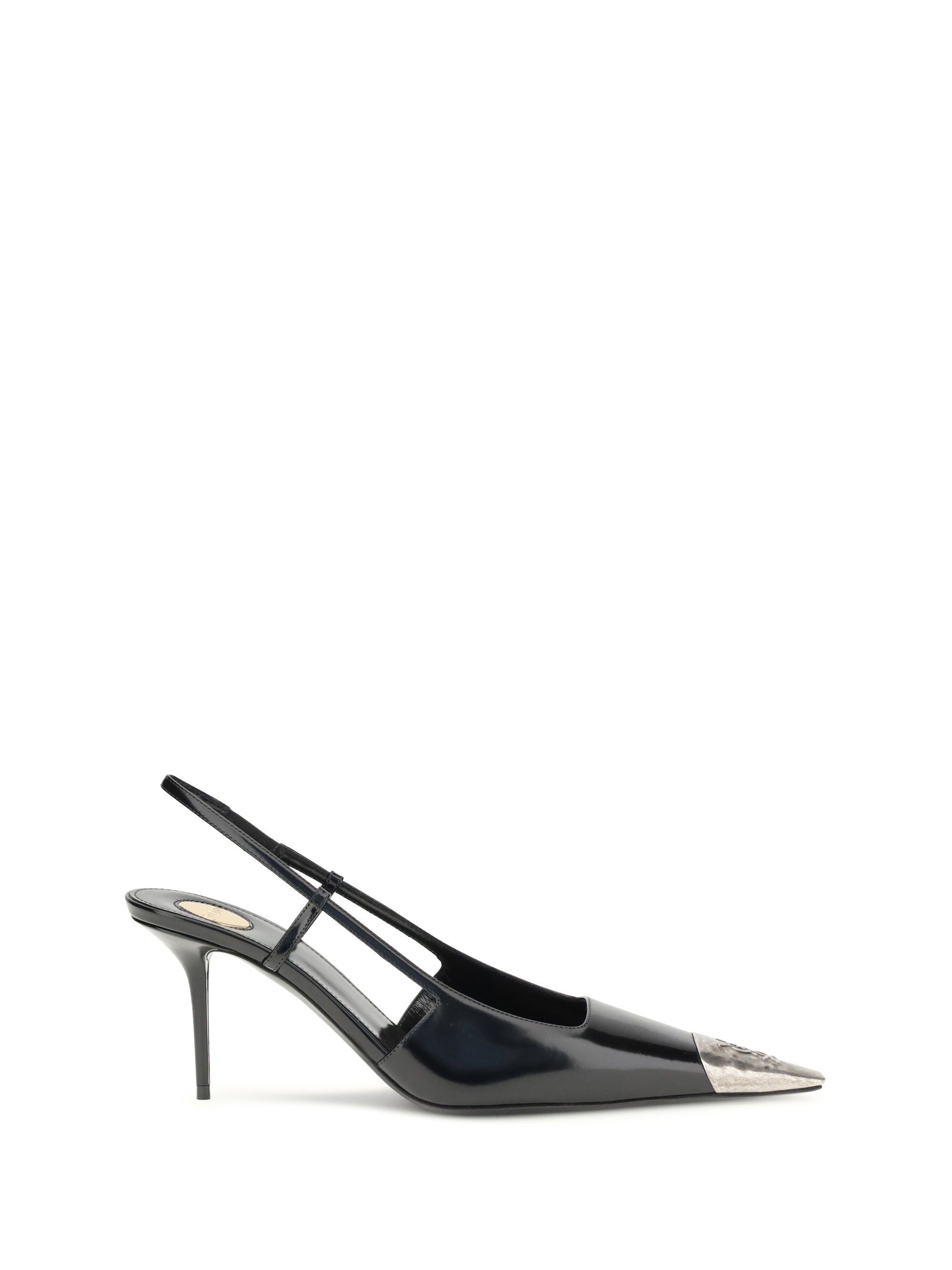 SAINT LAURENT 37 glossy leather jeanne pumps
