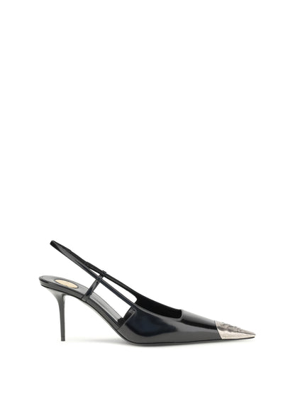 SAINT LAURENT 37 glossy leather jeanne pumps