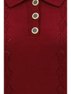 merino wool polo shirt with buttons