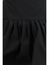 off-shoulder puff skirt mini dress