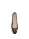 vlogo signature croc-effect ballerinas