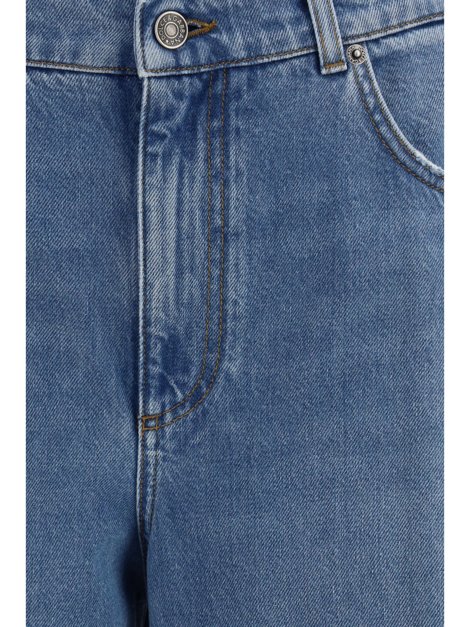 distressed jeans