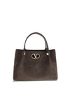 small suede handbag