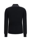 padded wool-blend cardigan