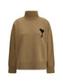 AMI PARIS L ami de coeur turtleneck sweater